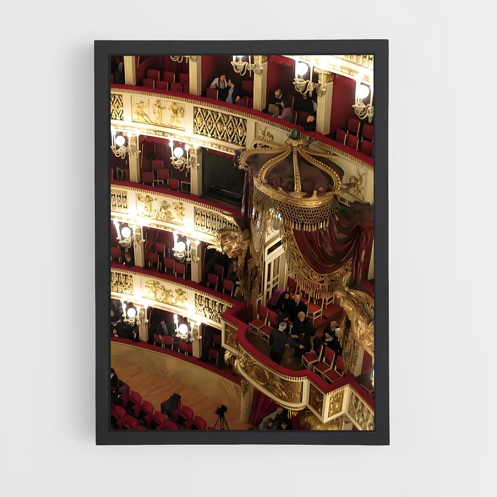 Poster Échos du Bolchoï – affiche Danse (vue 2)